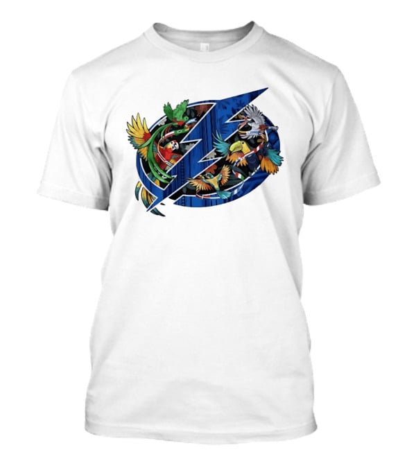 Tampa Bay Lightning NHL Tropical Birds Parrot Toucan Floridian T-Shirt