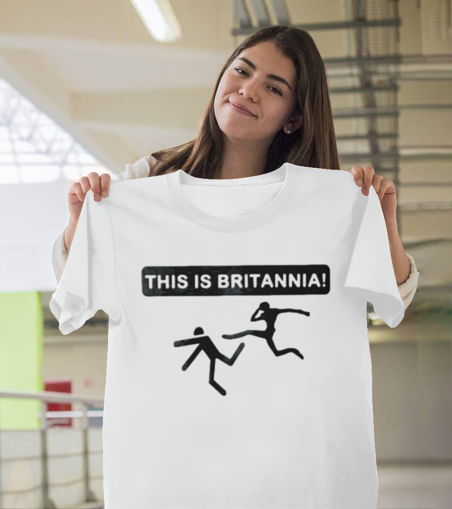 This Is Britannia Stick Figure Kick T-Shirt