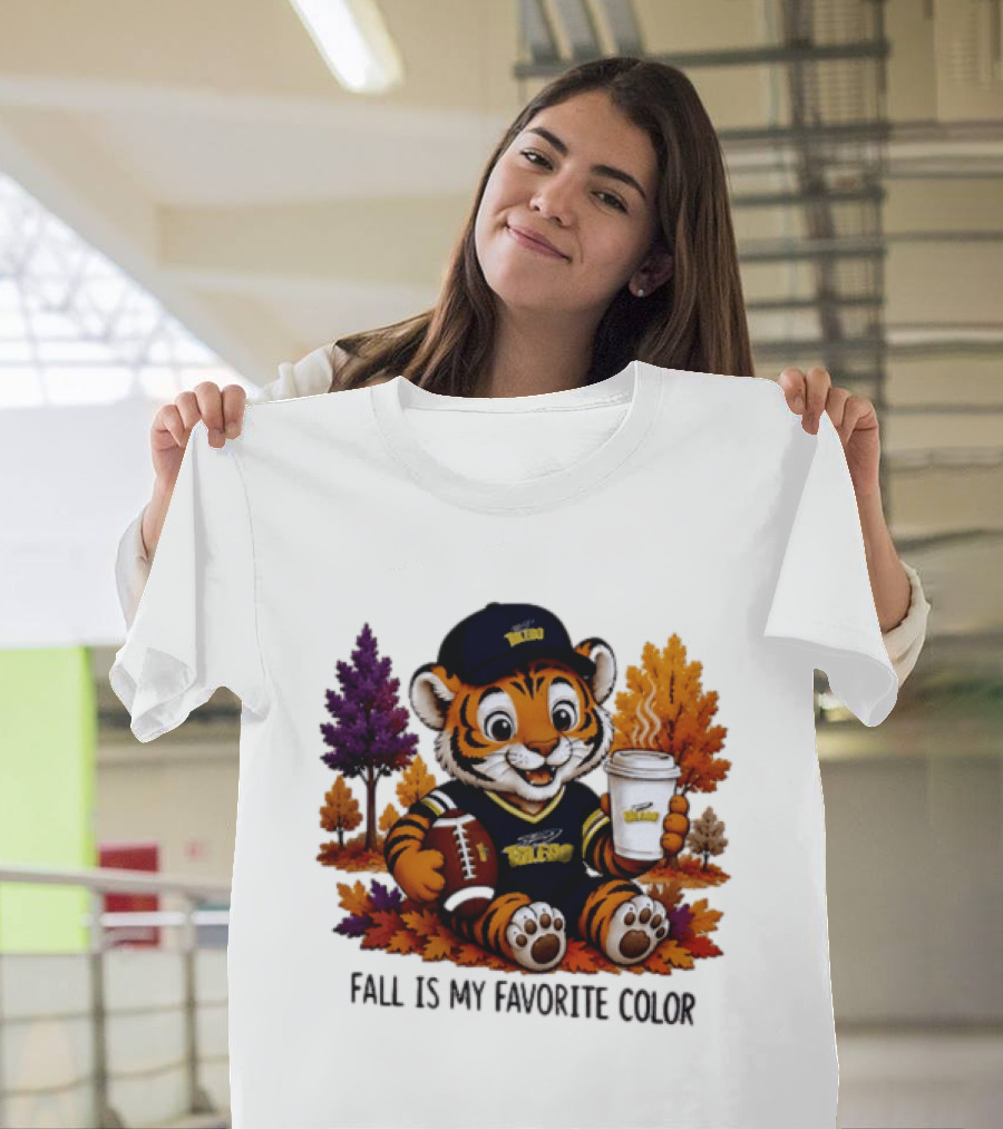 Toledo Rockets Tiger Fall Is My Favorite Color Football Coffee 2026 T-Shirt