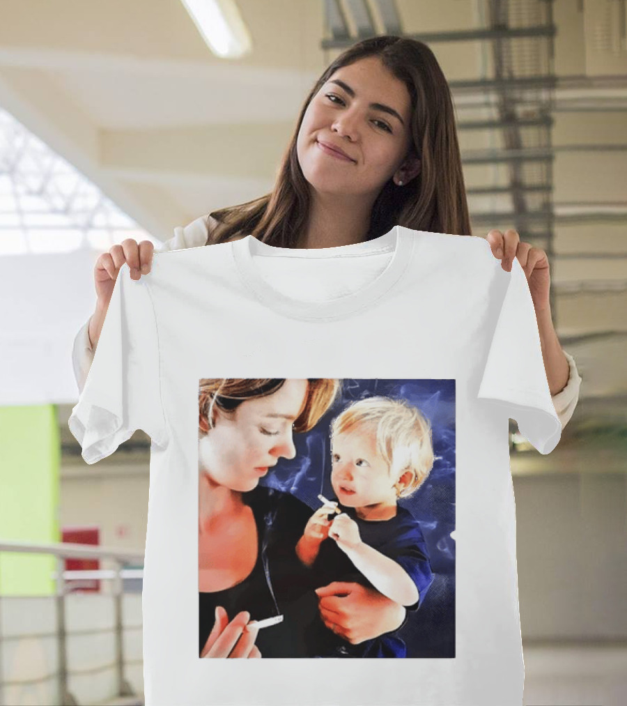 When You Light Up So Does He Anti Smoking Awareness T-Shirt