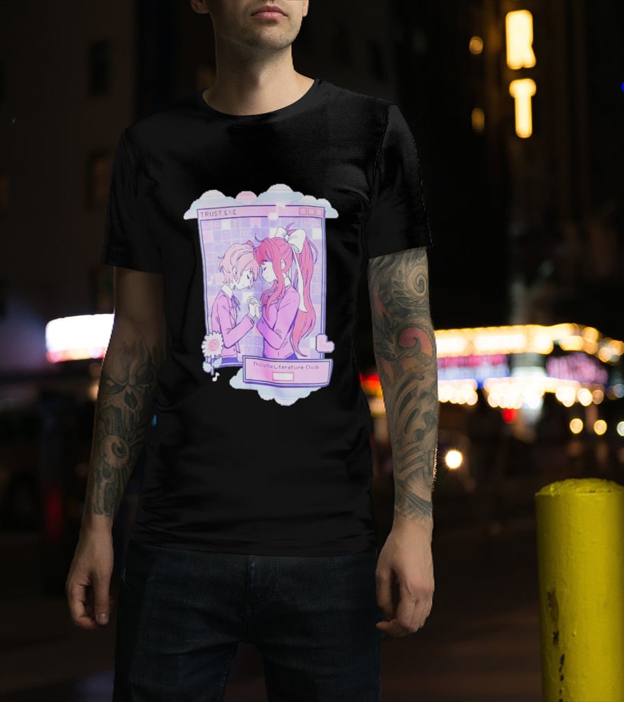 Doki Doki Literature Club Trustexe Monika Sayori This Is The Literature Club T-Shirt