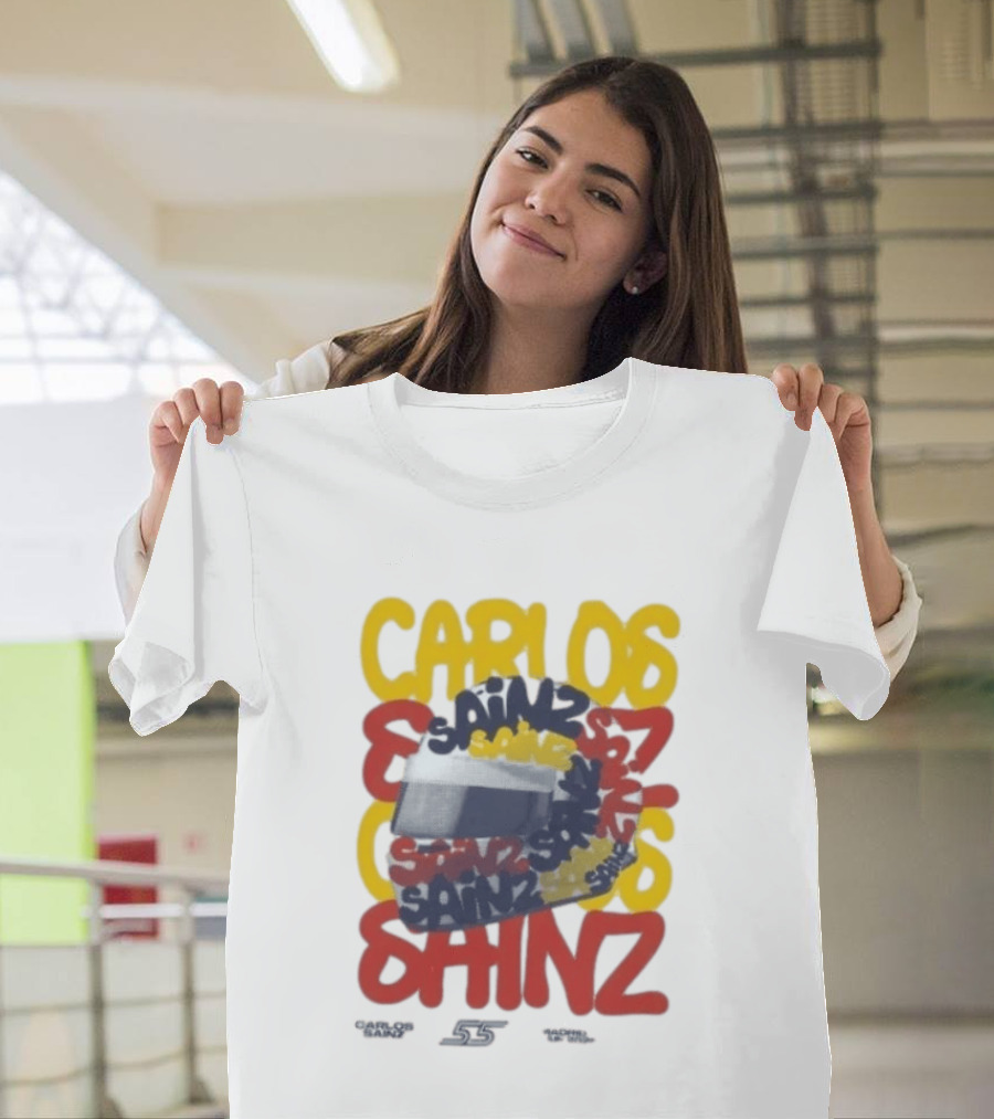 Carlos Sainz Madrid F1 Team Race Special 26 Atlassian Williams T-Shirt