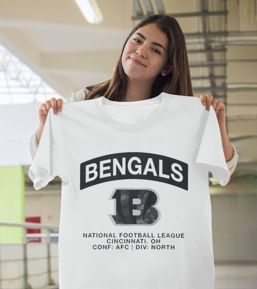 Bengals 1B National Football League Cincinnati OH AFC North T-Shirt