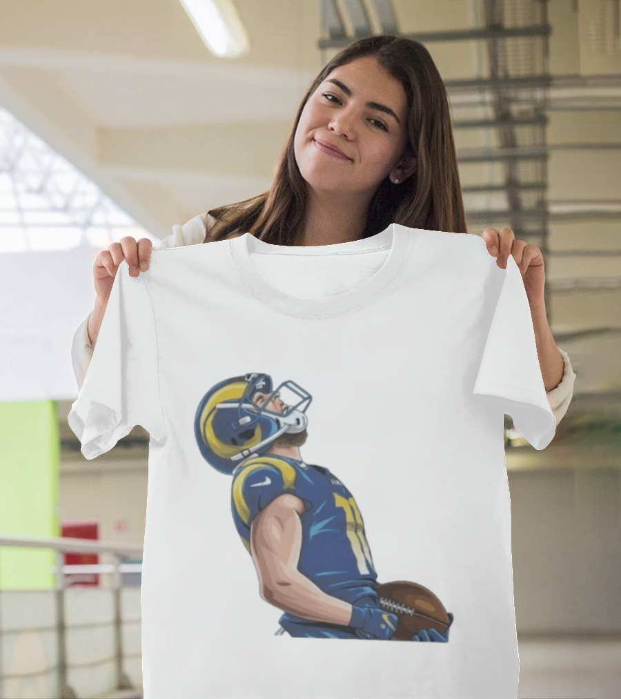 Cooper Kupp Los Angeles Rams No 10 Football Player Celebration T-Shirt