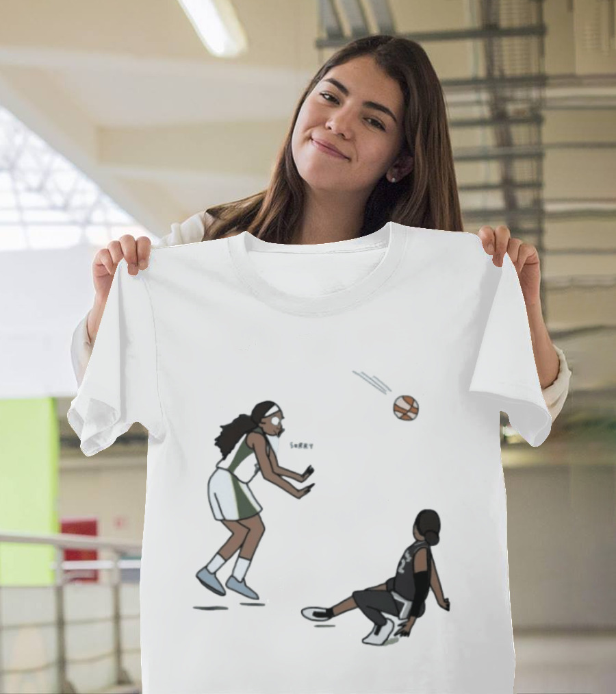 Flau'jae Johnson Saying Sorry To A'ja Wilson After Basketball Block T-Shirt