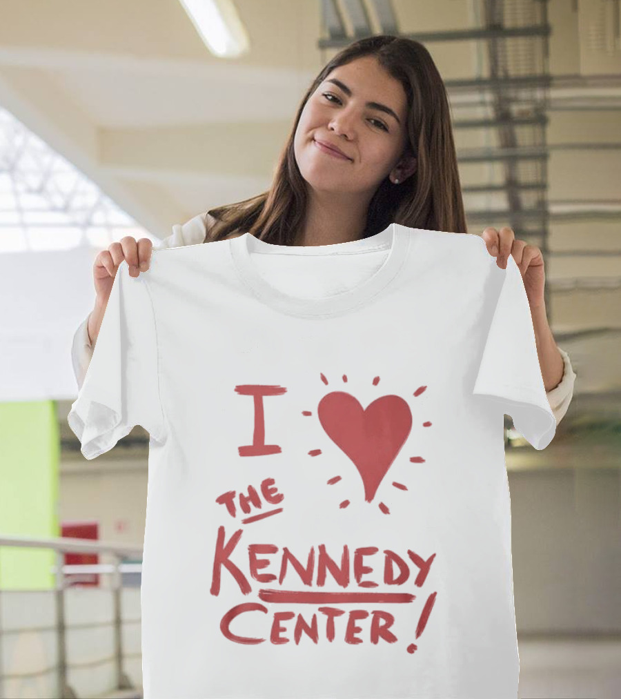 I Love The Kennedy Center Bold Red Heart T-Shirt