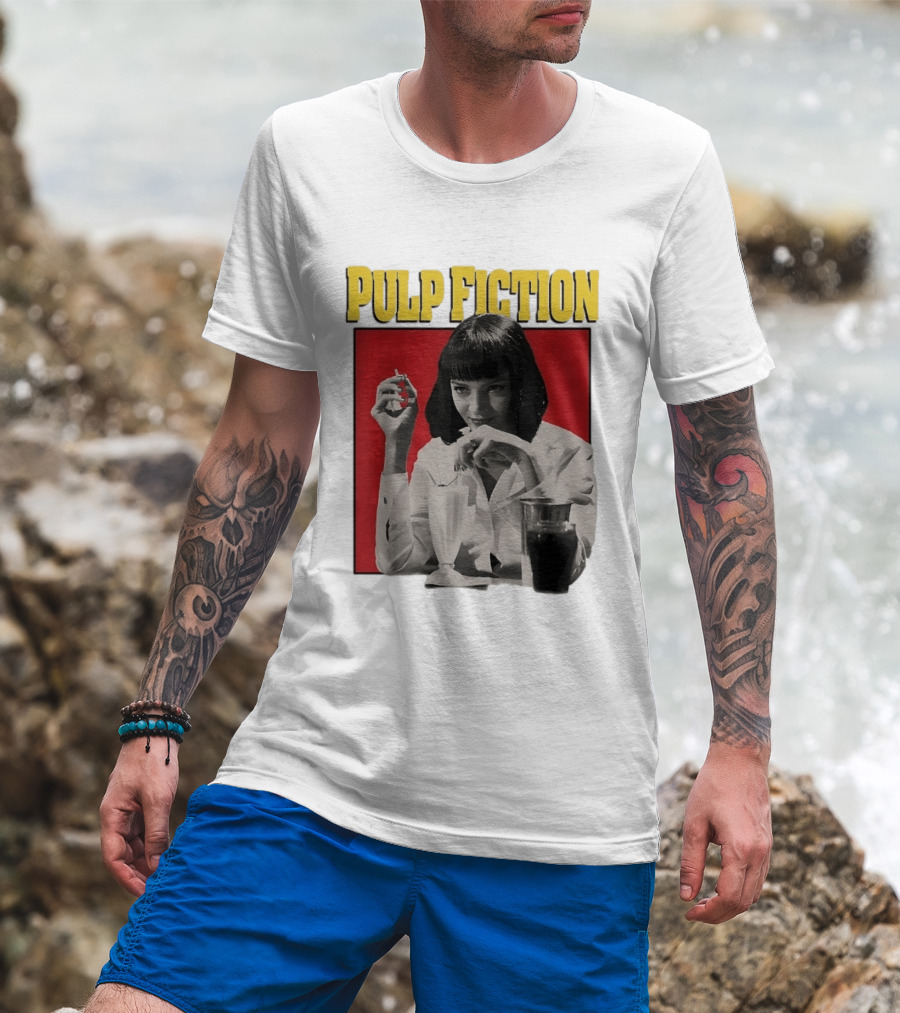 Pulp Fiction Mia Wallace Uma Thurman Quentin Tarantino T-Shirt