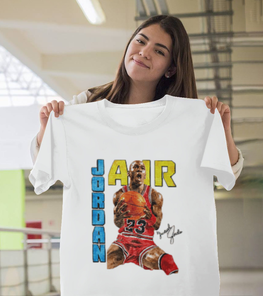 Jordan Air 23 Basketball Player Holding Ball T-Shirt