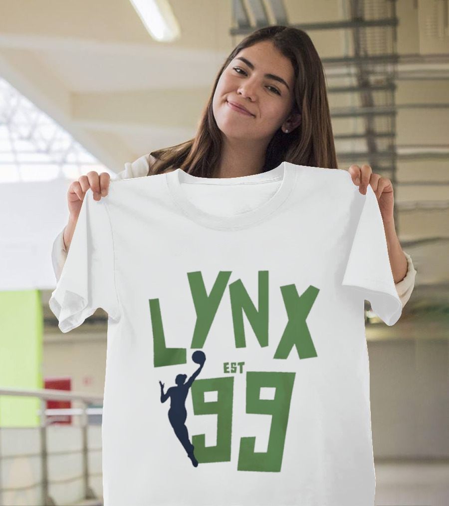 Playa Society Minnesota Lynx Est 99 Basketball Jumper T-Shirt