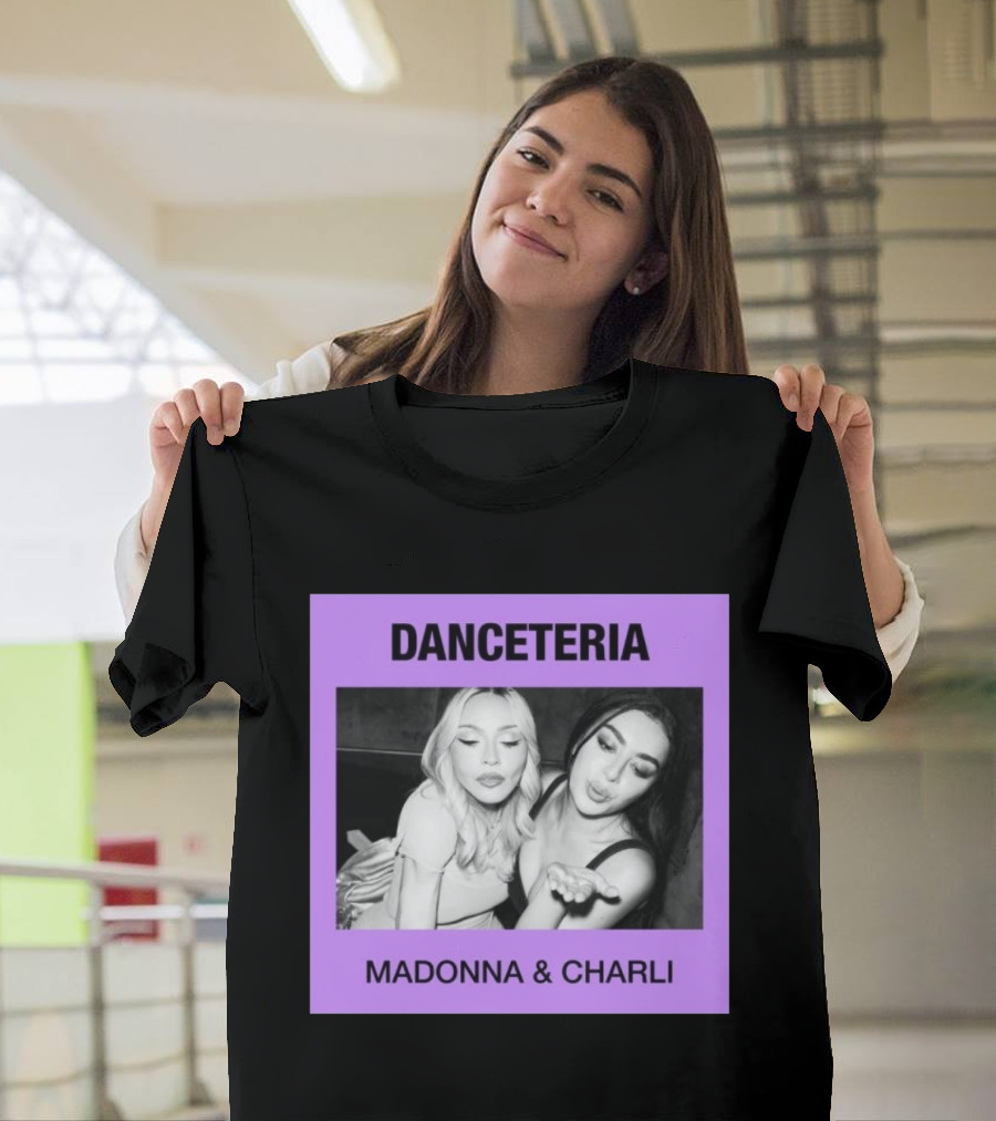 Danceteria Madonna & Charli Nostalgia 80s Club Scene T-Shirt
