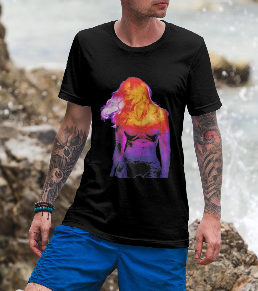 Madonna My Sins Are My Savior Neon Effect T-Shirt