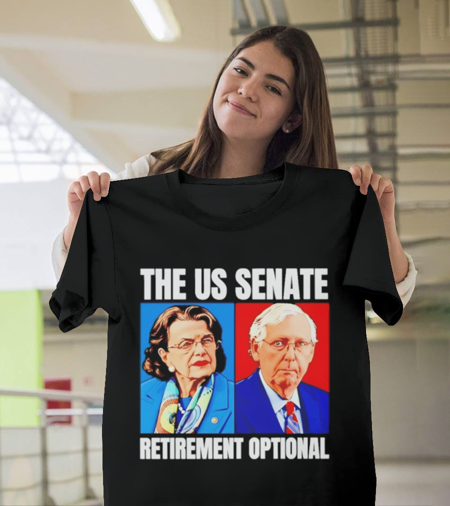 Dianne Feinstein Mitch McConnell The US Senate Retirement Optional T-Shirt
