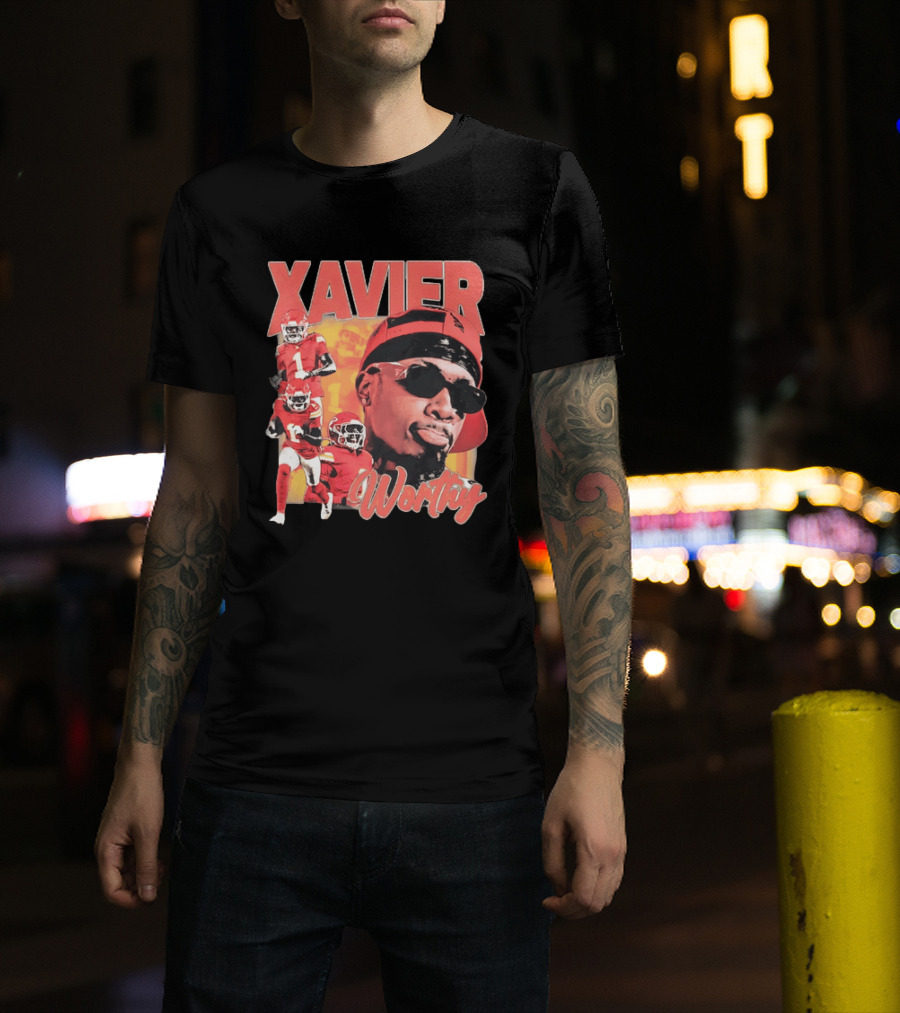Xavier Worthy Kansas City Chiefs Football Player T-Shirt