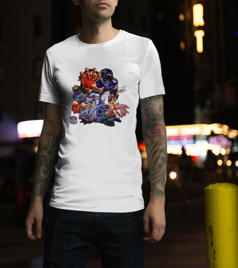 Chicago Bears Pop Art Dandre Swift 4 93 92 NFL T-Shirt