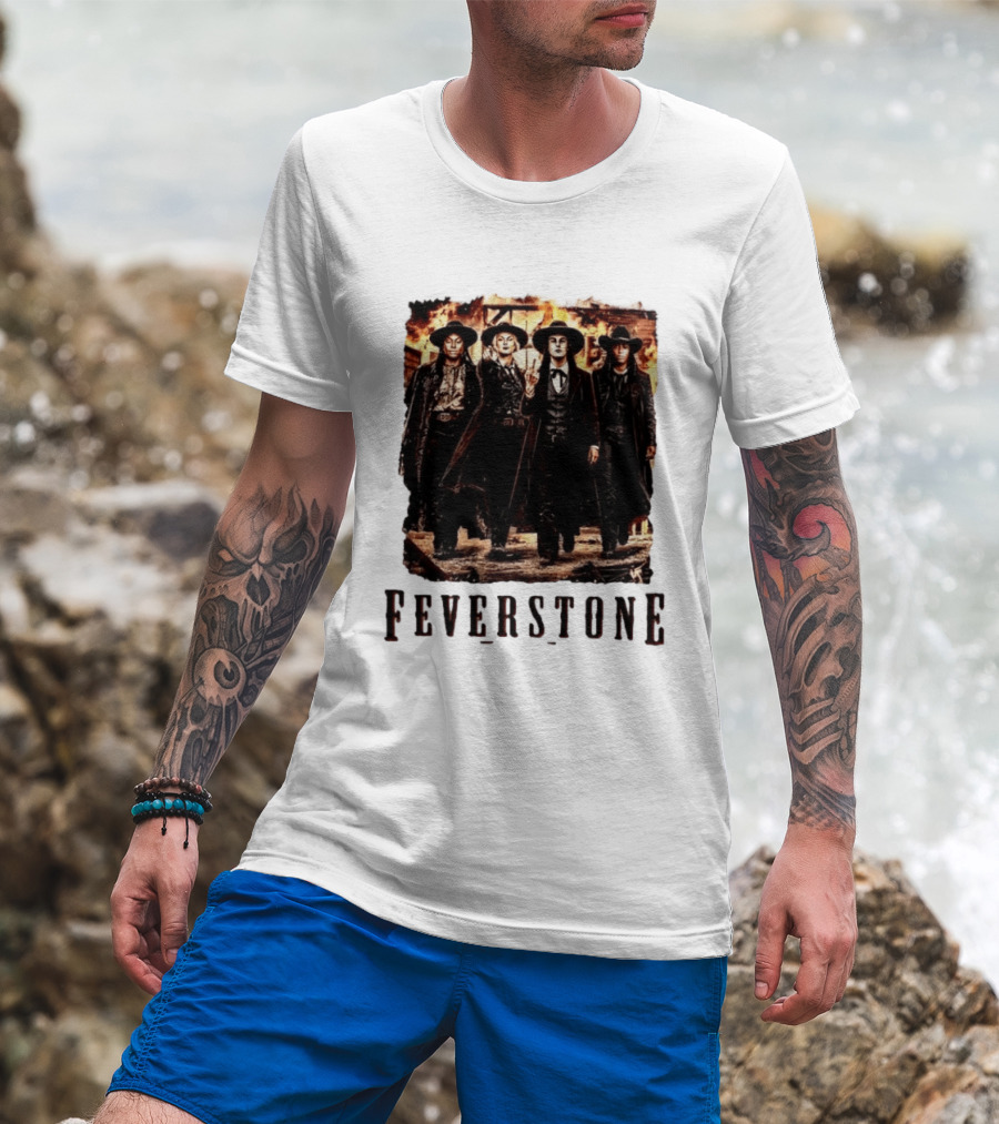 Feverstone Western Outlaw Group Cowboy Gunslinger T-Shirt