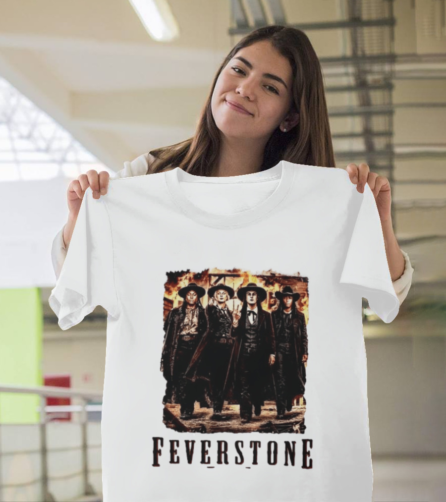 Feverstone Western Outlaw Group Cowboy Gunslinger T-Shirt