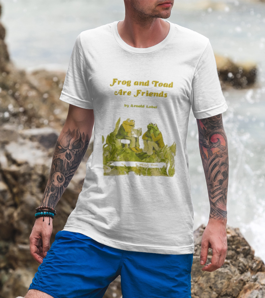Frog And Toad Are Friends By Arnold Lobel Book Cover T-Shirt
