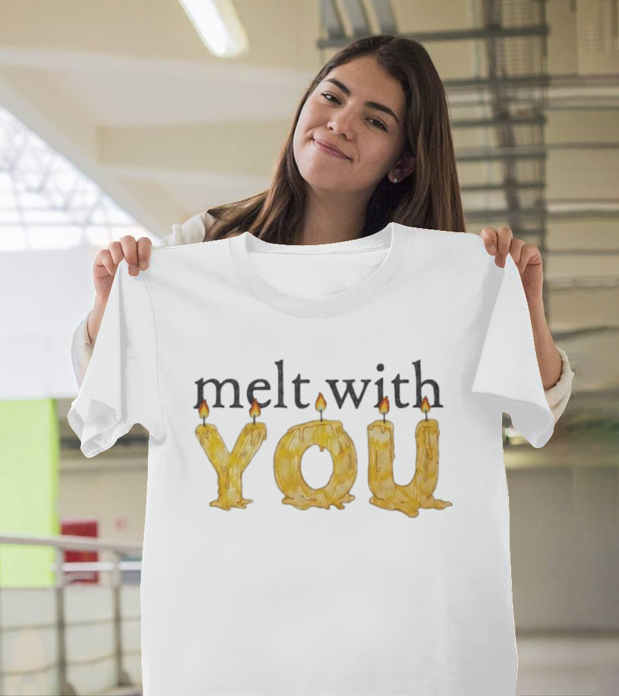 Olivia Rodrigo Melt With You Candle Wax Letters T-Shirt