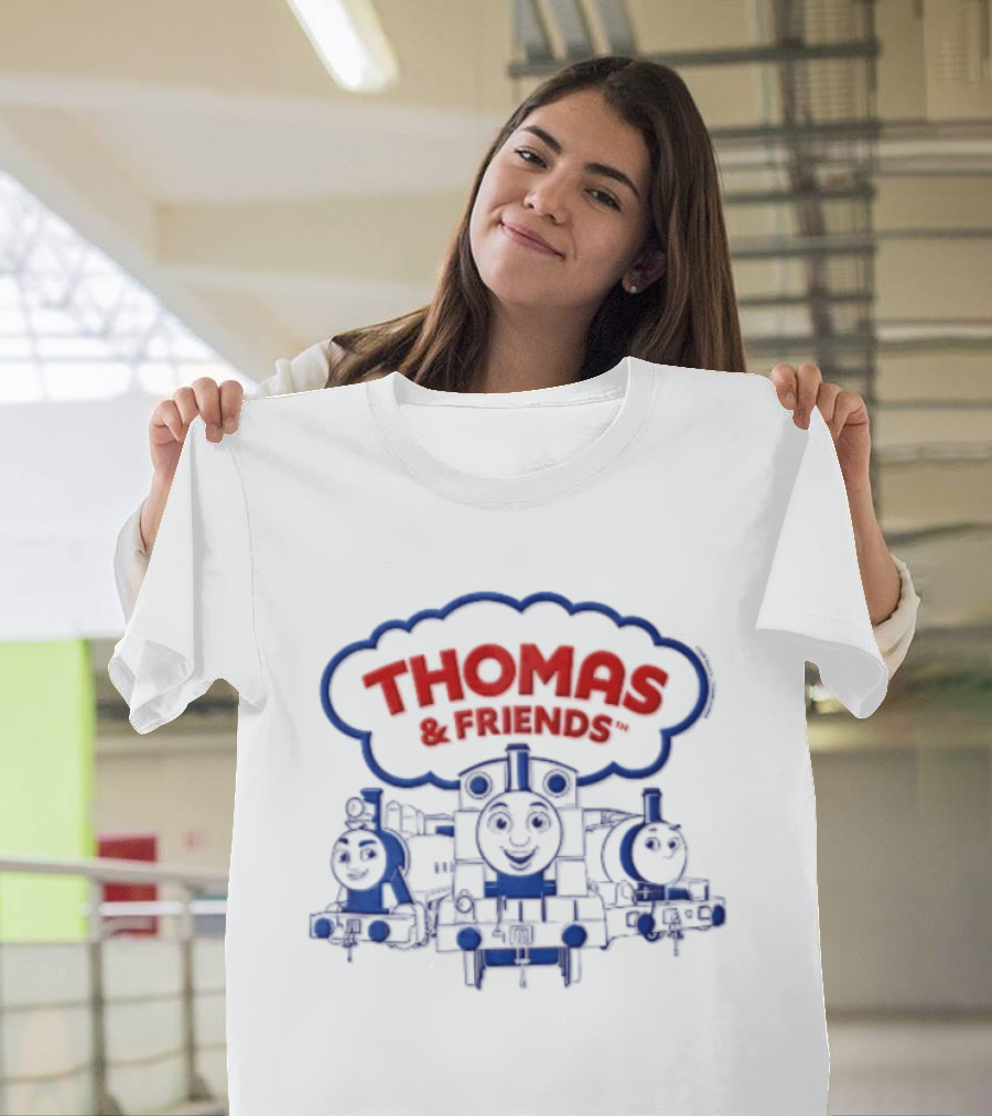 Thomas & Friends Blue Line Train Characters T-Shirt