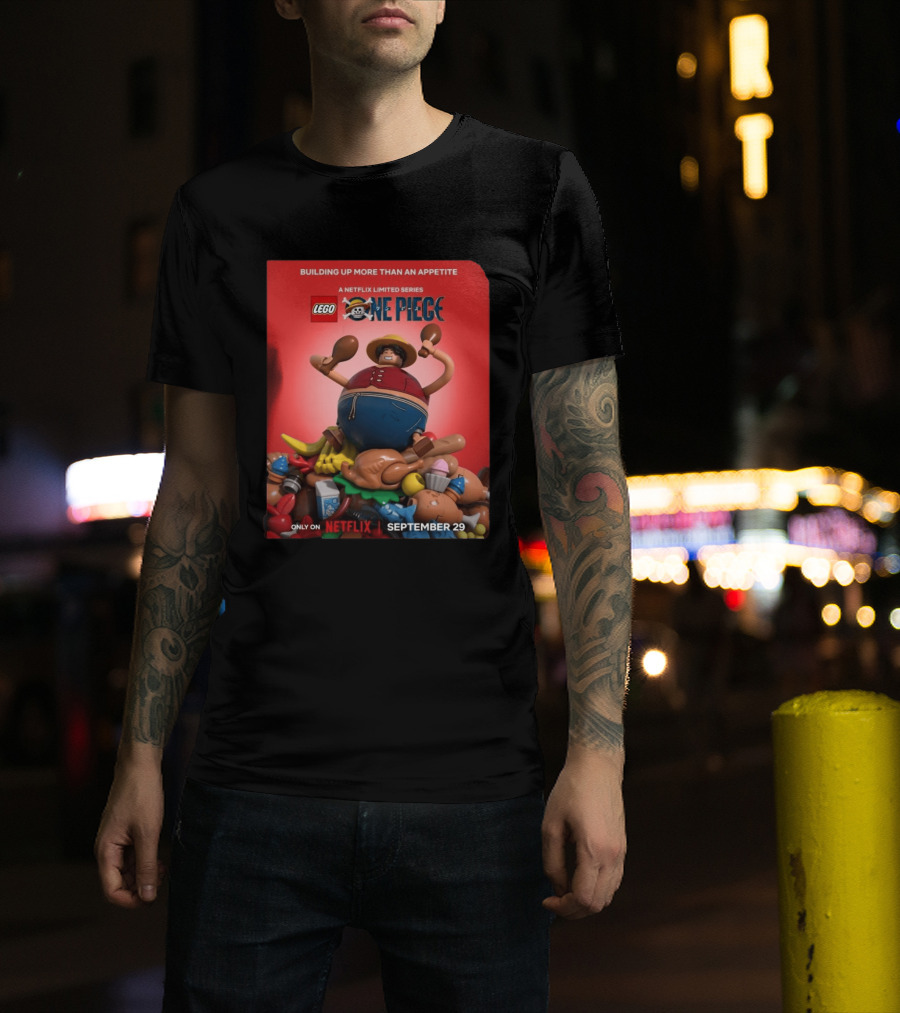 LEGO One Piece Building Up More Than An Appetite A Netflix Limited Series September 29 T-Shirt