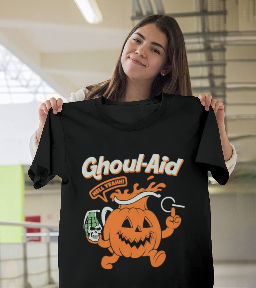 Ghoul Aid Oh Yeah Halloween Pumpkin T-Shirt