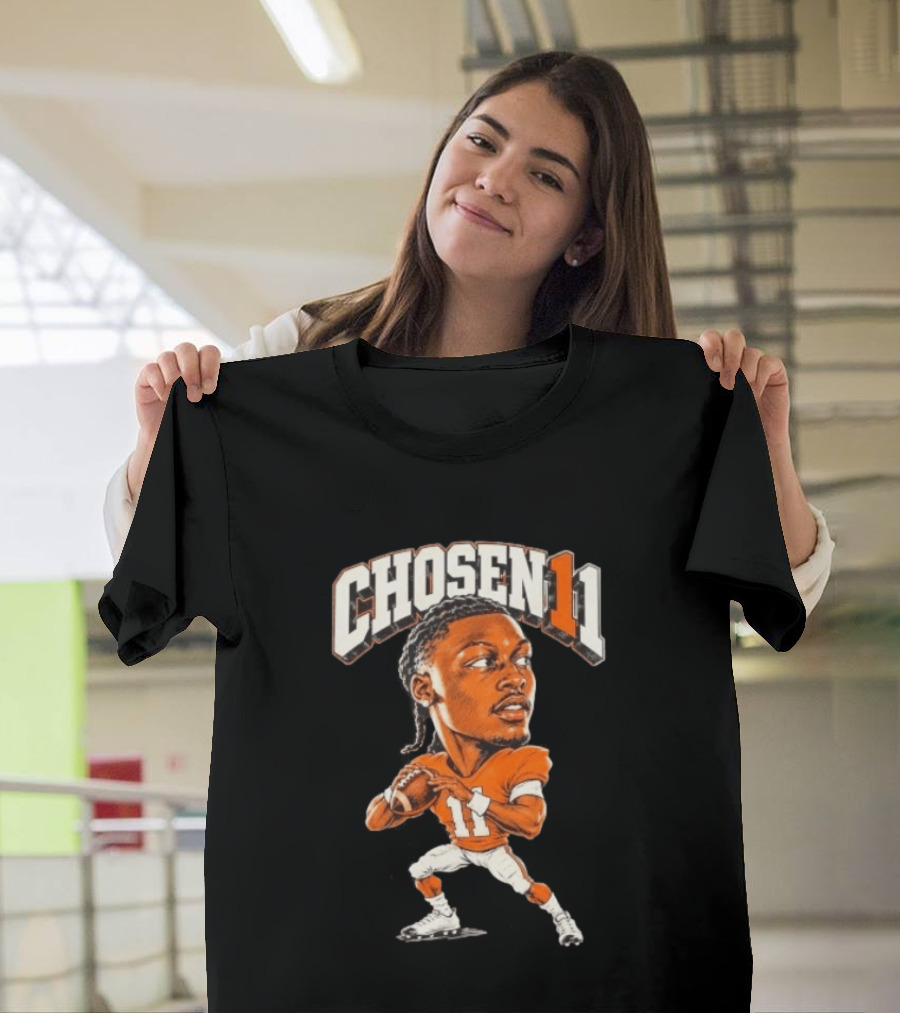Josh Heupel Chosen11 Tennessee Vols Football Quarterback Caricature T-Shirt