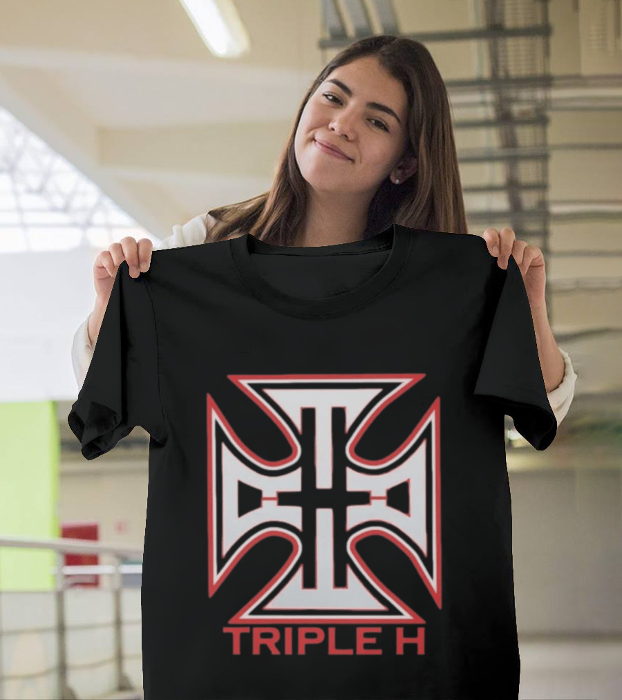Triple H Iron Cross WWE Wrestling The Game T-Shirt