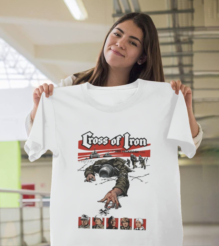 Cross Of Iron Sam Peckinpah Film War Movie Artillery Soldiers Portraits T-Shirt
