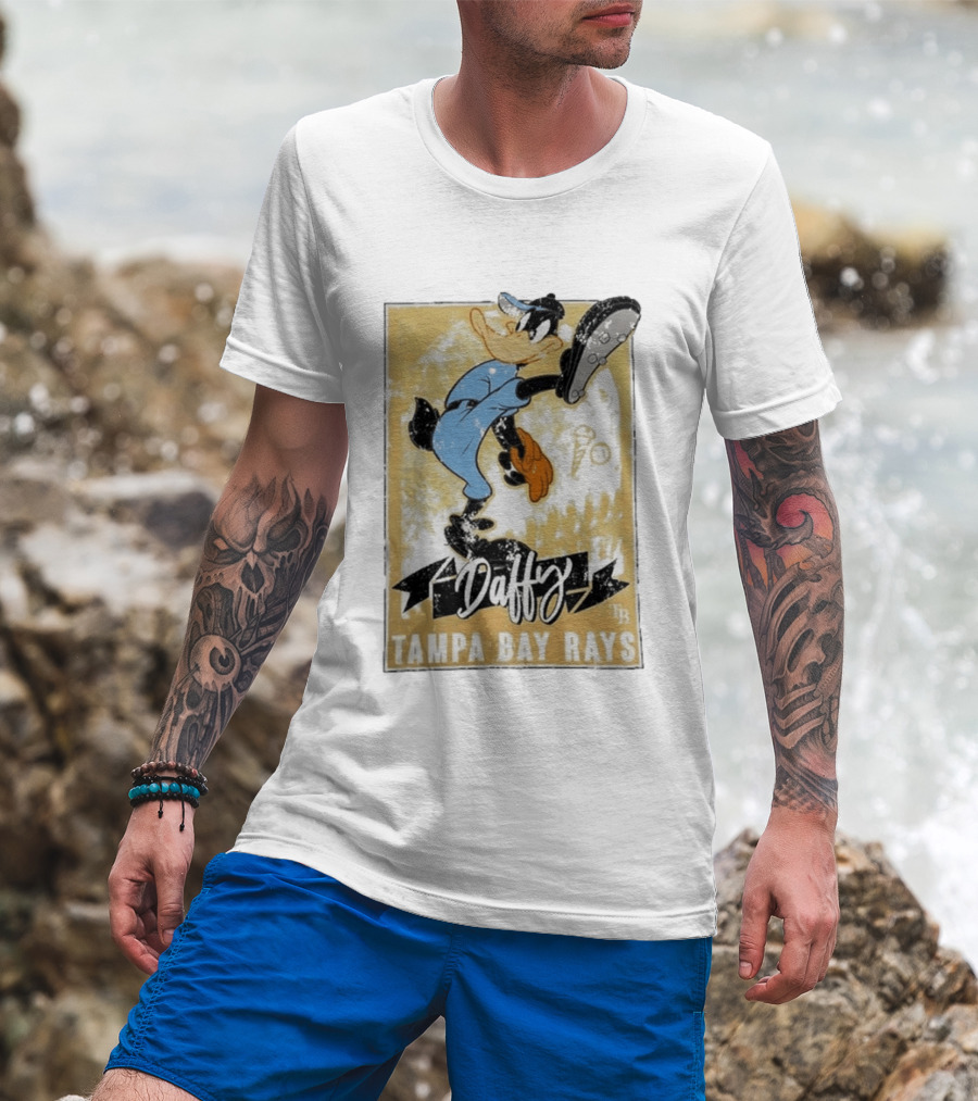 Daffy Duck Tampa Bay Rays Baseball TB T-Shirt