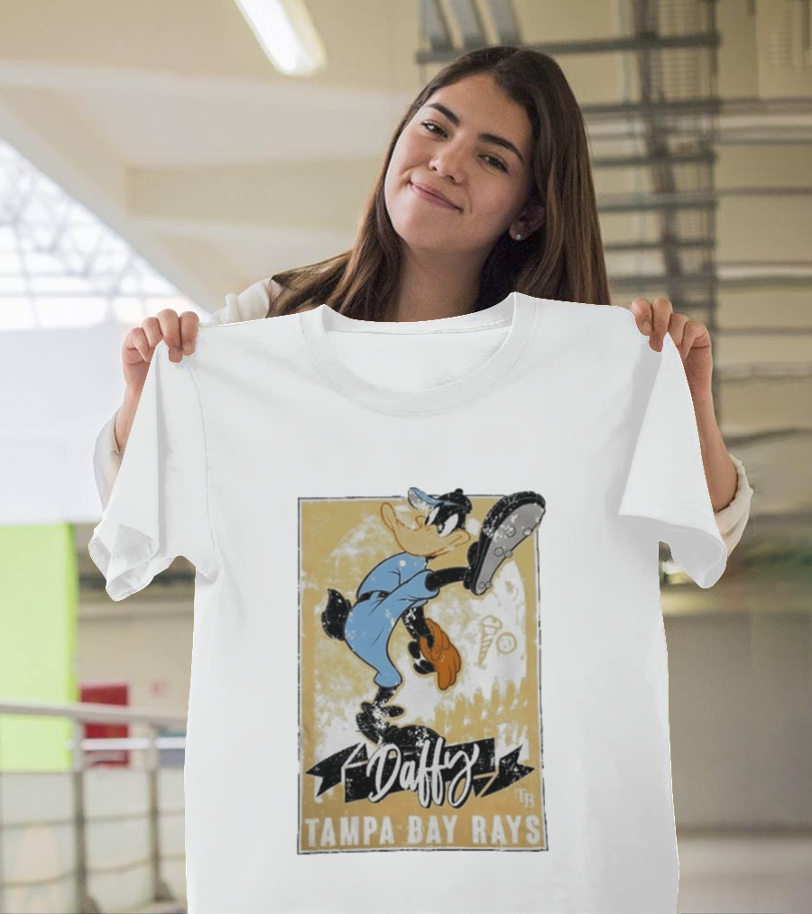 Daffy Duck Tampa Bay Rays Baseball TB T-Shirt