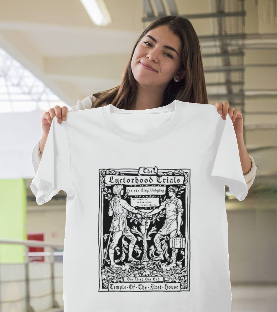 The Lyctorhood Trials Ring Undying One Flesh One End Temple Of The Ninth House Collection T-Shirt