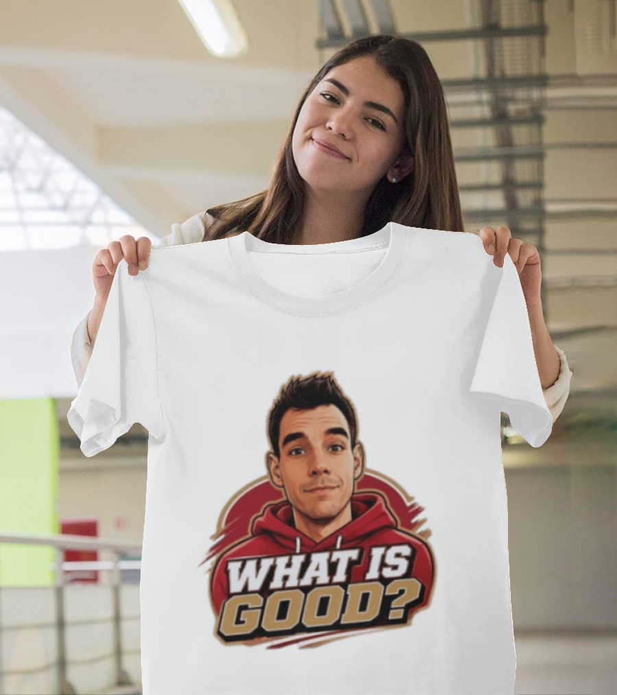 What Is Good The Gold Standard Podcast Network Cartoon T-Shirt