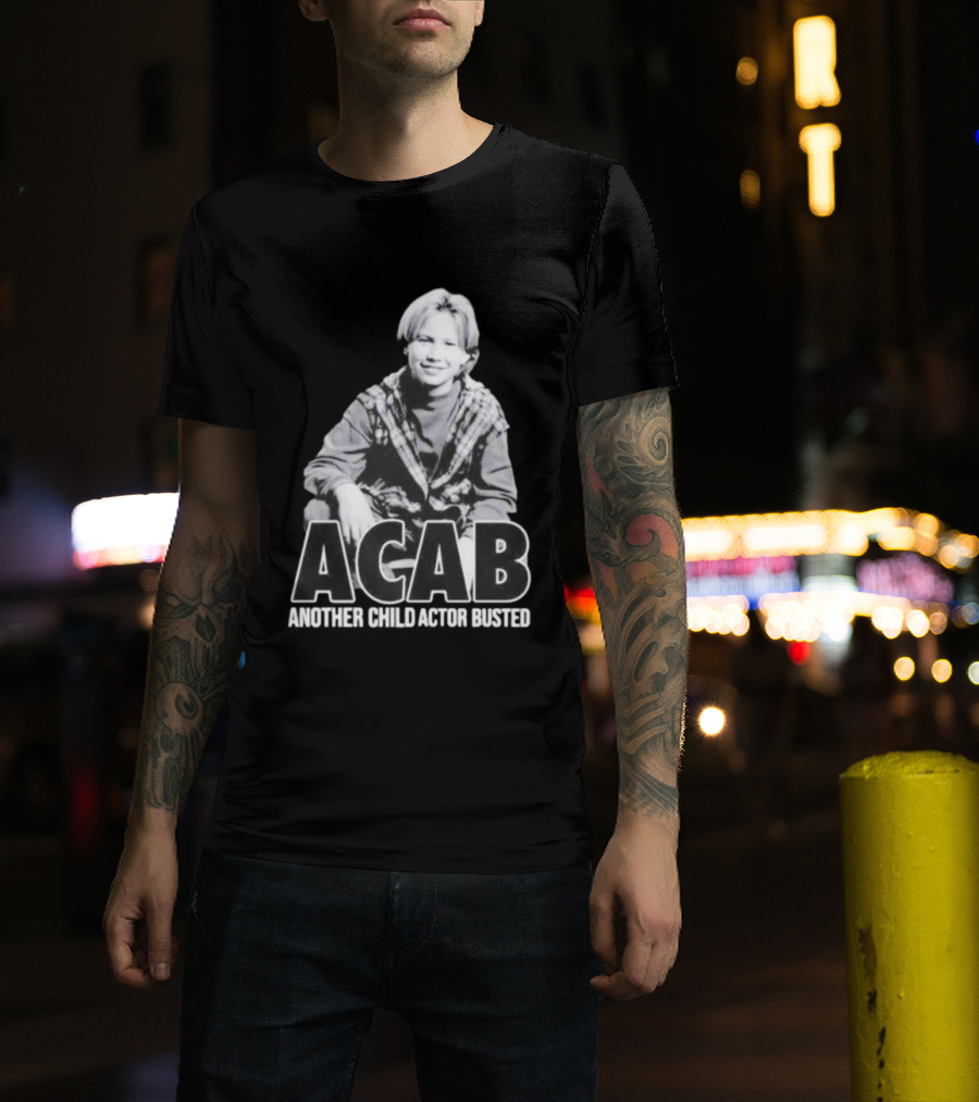 Jonathan Taylor Thomas ACAB Another Child Actor Busted T-Shirt