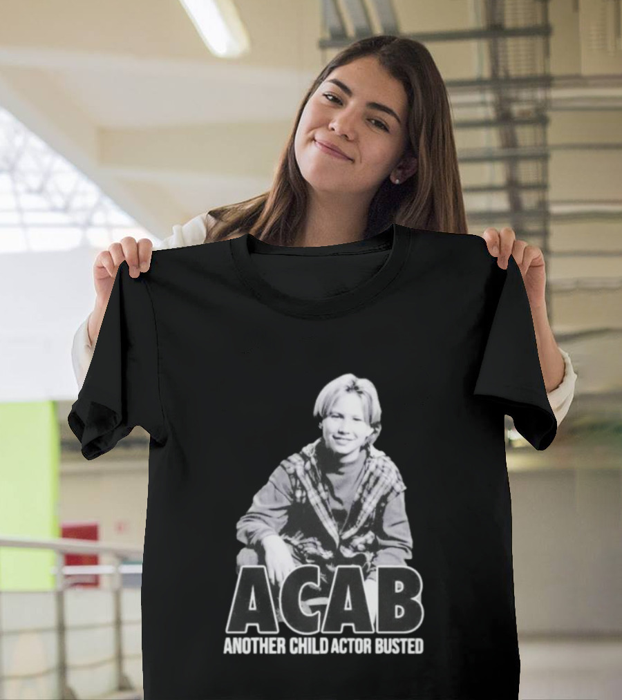 Jonathan Taylor Thomas ACAB Another Child Actor Busted T-Shirt