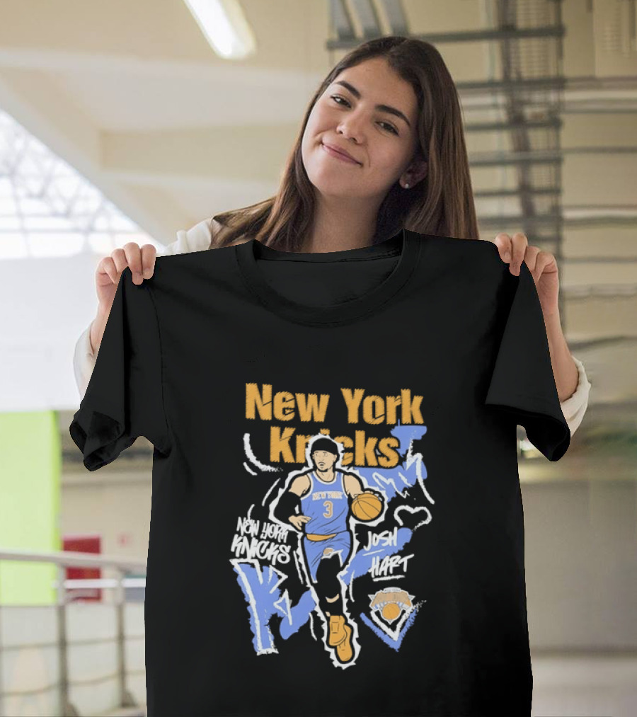 New York Knicks Josh Hart 3 NBA Basketball Player T-Shirt