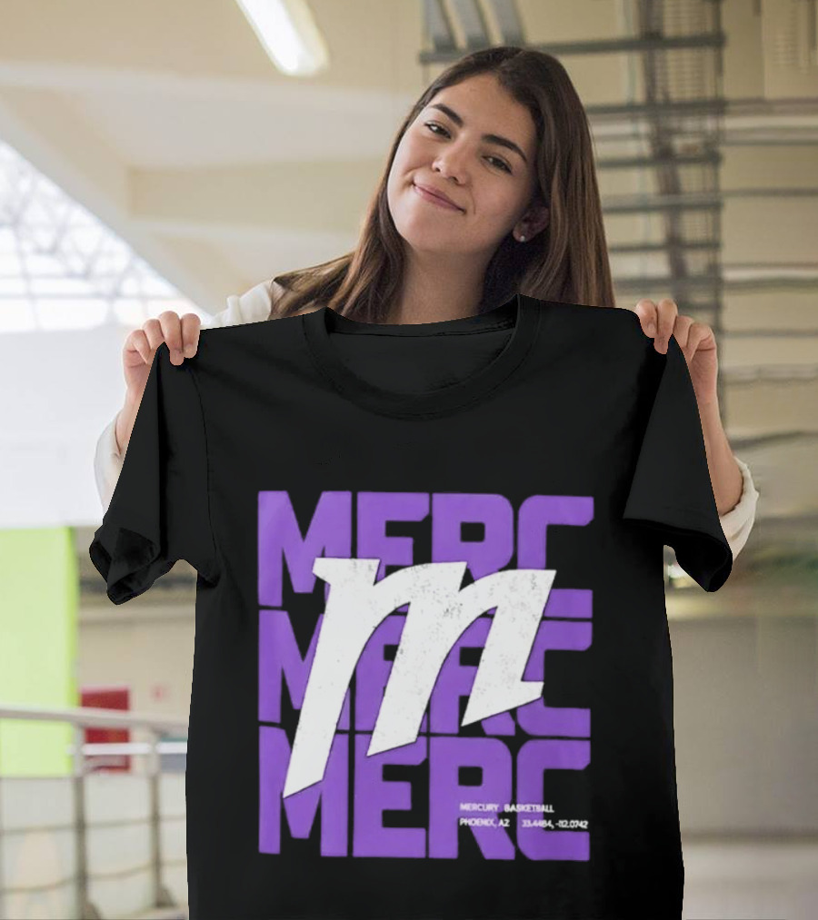 Phoenix Mercury X Factor MERC Basketball Team WNBA Arizona T-Shirt