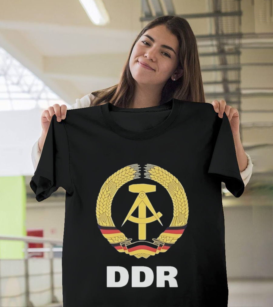 DDR German Democratic Republic Emblem East Germany T-Shirt