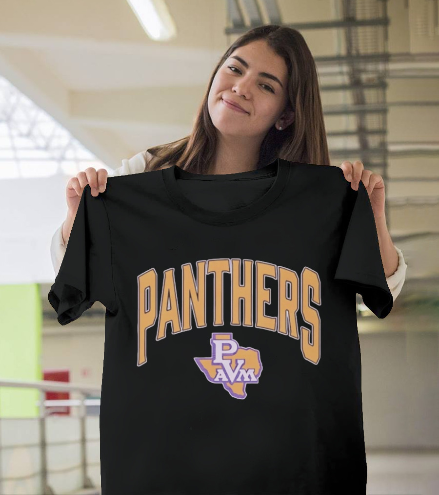 Prairie View A&M Panthers PVAMU PVM Texas Map T-Shirt