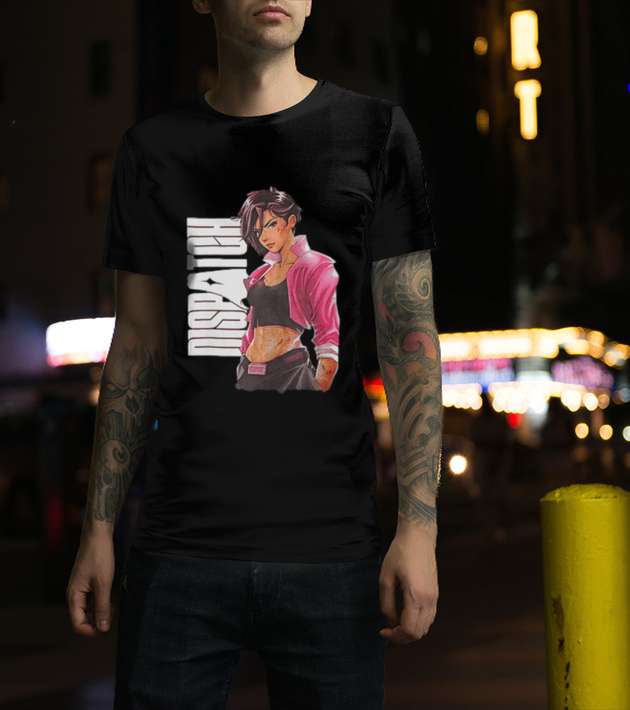 Dispatch Anime Girl Urban Style Two Sided T-Shirt