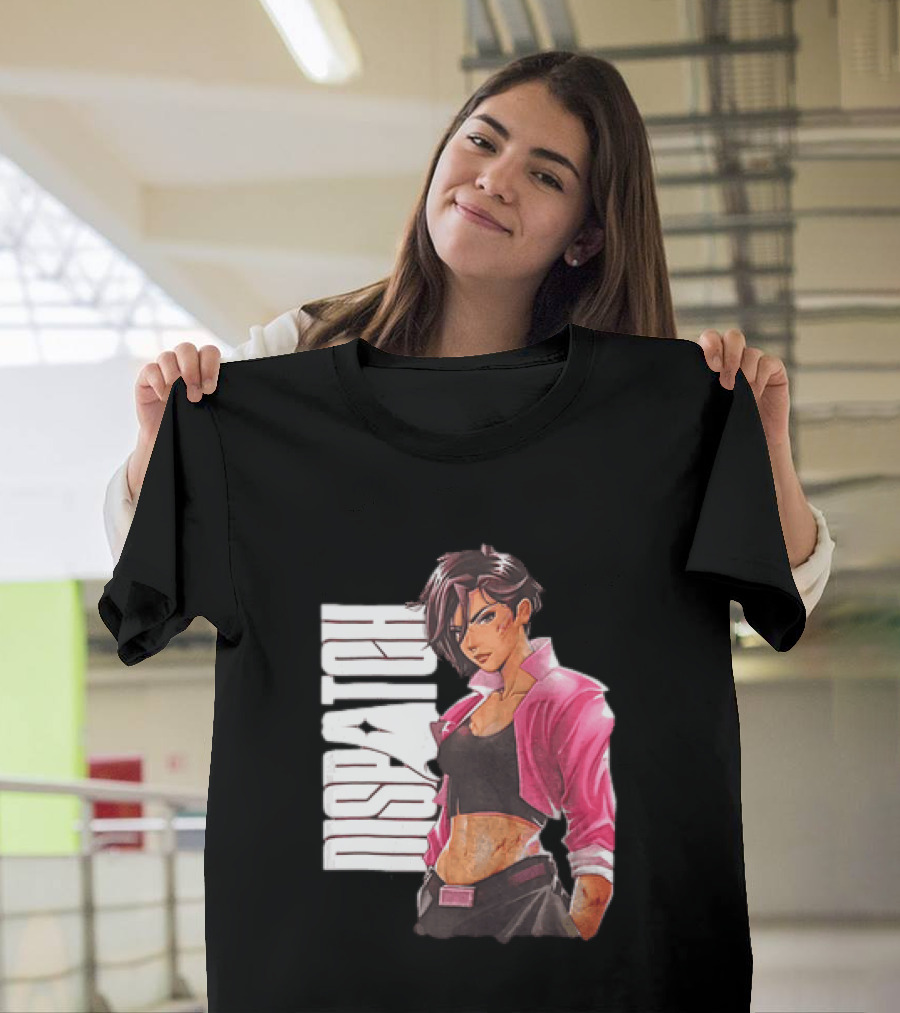 Dispatch Anime Girl Urban Style Two Sided T-Shirt