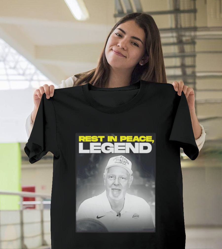 Rest In Peace Legend 1959 Champions Voice Of The Los Angeles Lakers T-Shirt