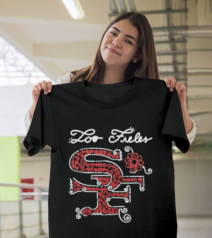 San Francisco 49ers Loo Fieles SF Floral T-Shirt