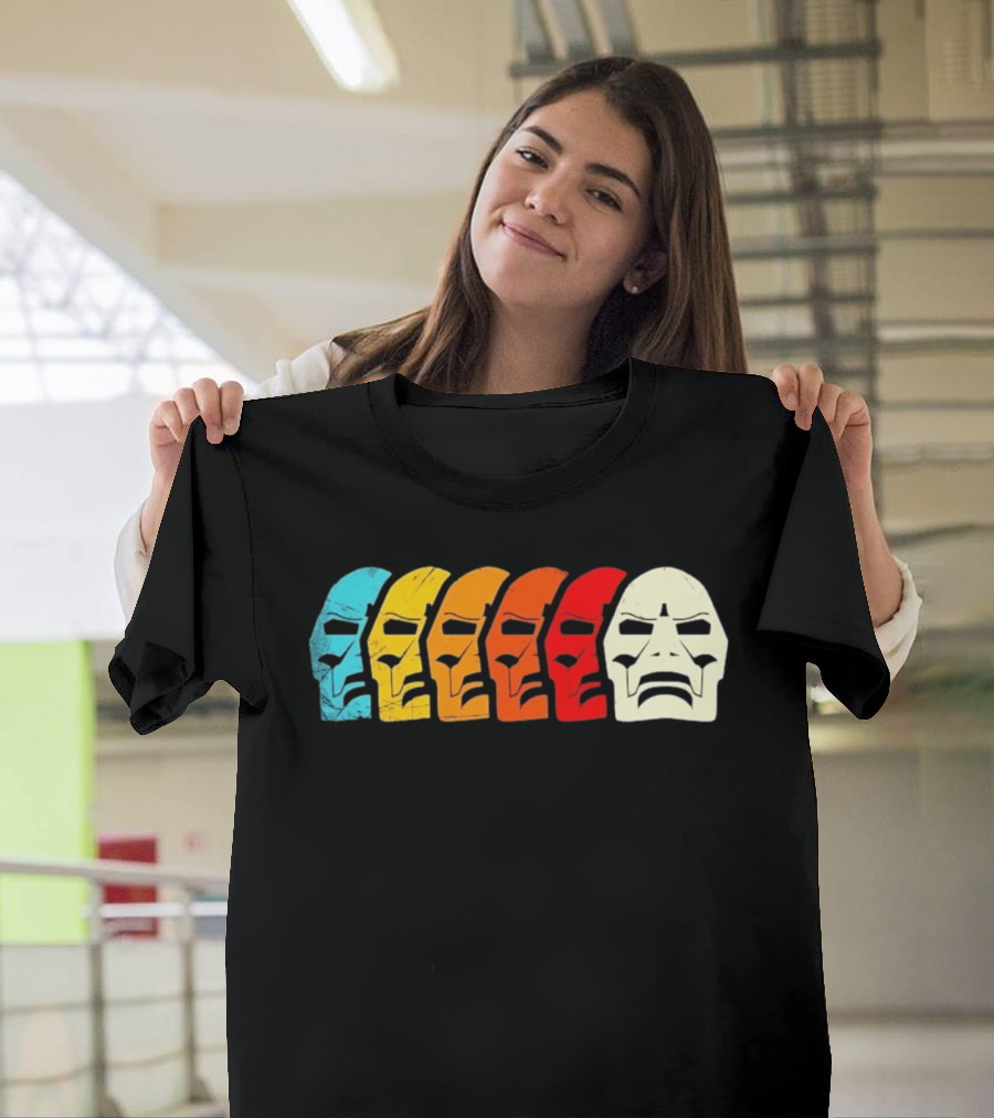 MF Doom Mask Multicolor Hip Hop Rap T-Shirt