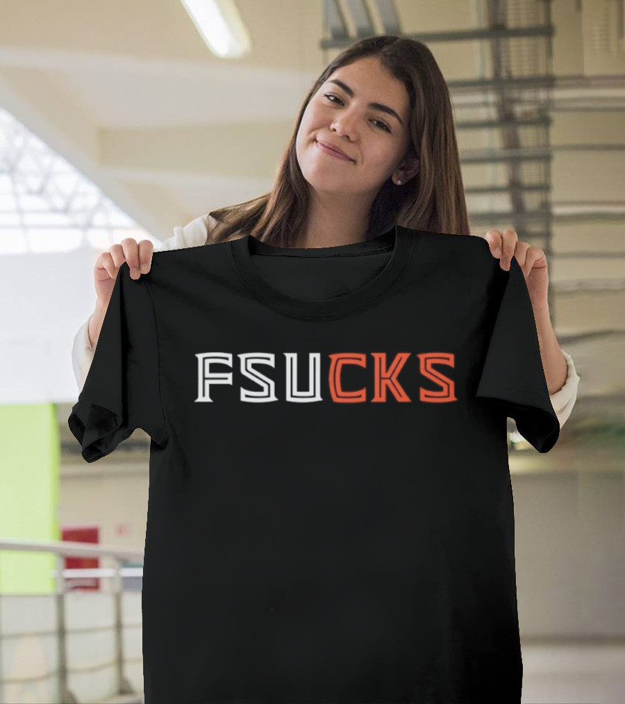 FSUCKS Florida State Seminoles College Football Rivalry Game T-Shirt