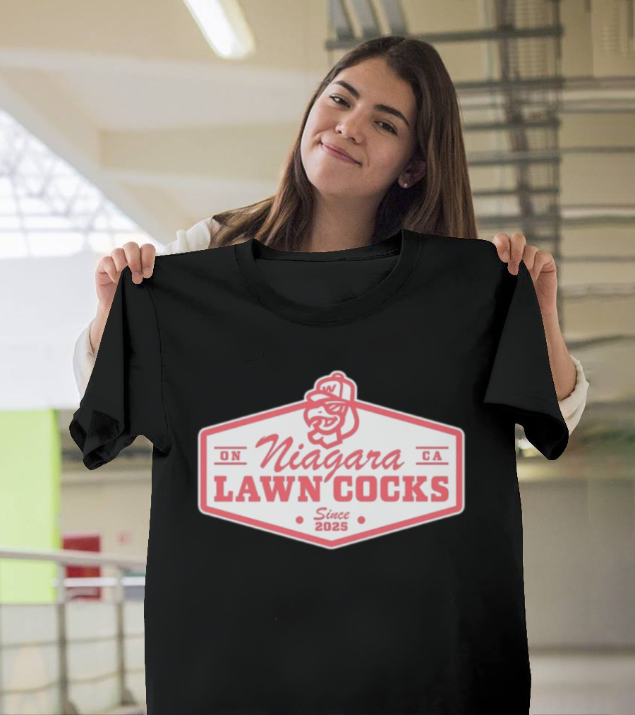 ON Niagara Lawn Cocks CA Since 2025 Rooster T-Shirt