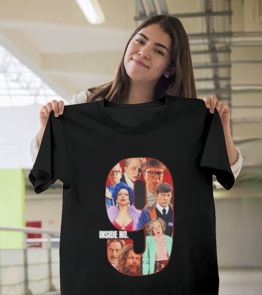 Inside No 9 TV Series Collage Reece Shearsmith Character Compilation T-Shirt
