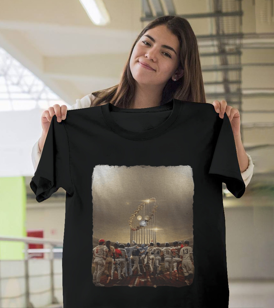 September Baseball Race To October Trophy MLB 2026 Players Journey Toward Championship Glory T-Shirt
