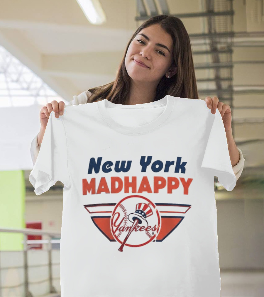 Madhappy New York Yankees 2026 Collaboration With Iconic Baseball T-Shirt