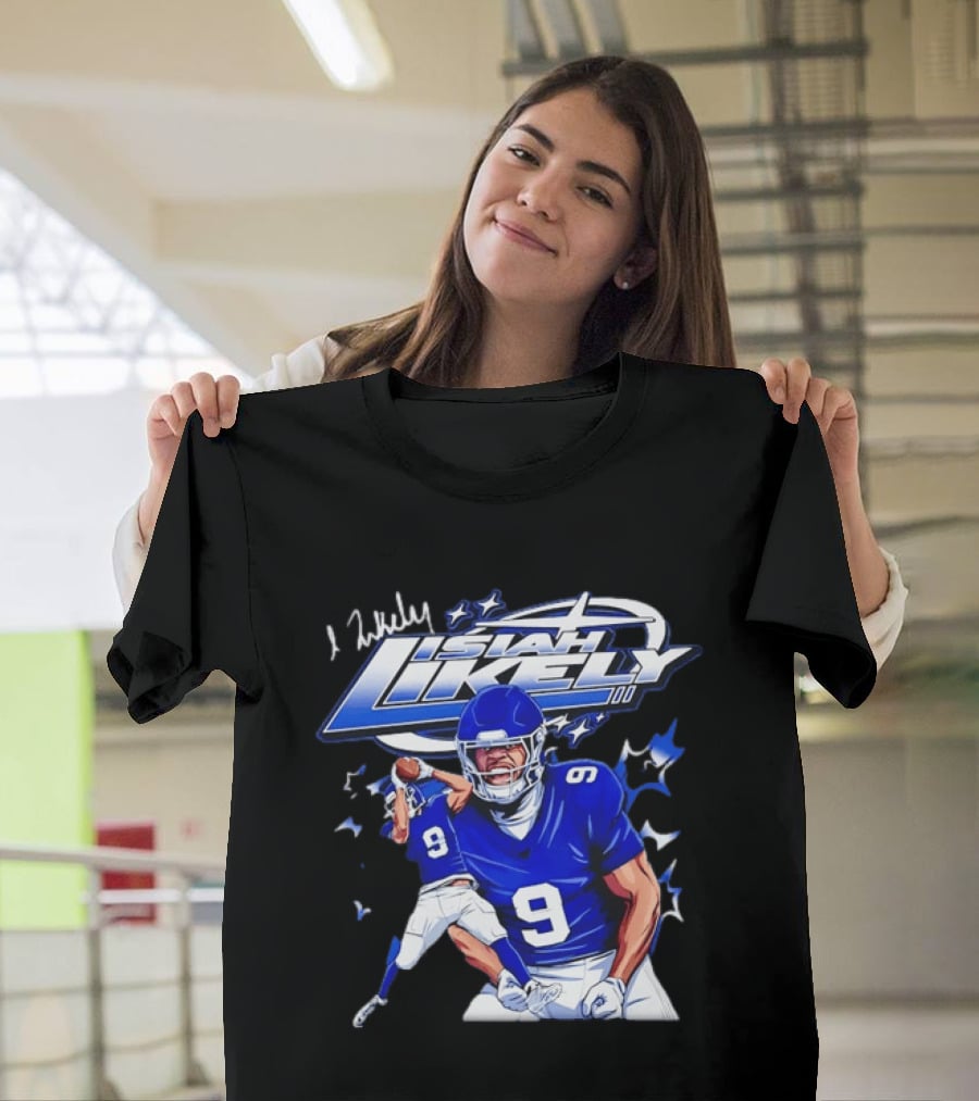 Isiah Likely Baltimore Ravens Number 9 Football T-Shirt
