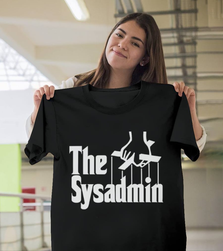 The Sysadmin Puppet Master System Administrator Iconic Hands Strings T-Shirt